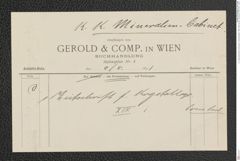 k.k. naturhistorisches Hofmuseum, Intendanzakten 1885-1896 (Hauer), Aktenzahl Z.682/1891, Seite 2